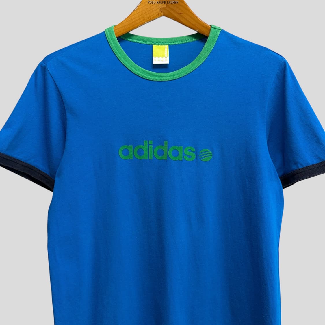 (L)아디다스 네오 블루 링거 반팔 티셔츠 상품이미지2