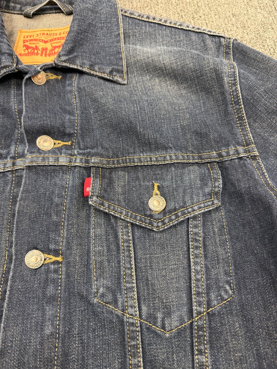 L)리바이스 빈티지 워싱 3세대 데님자캣 상품이미지4