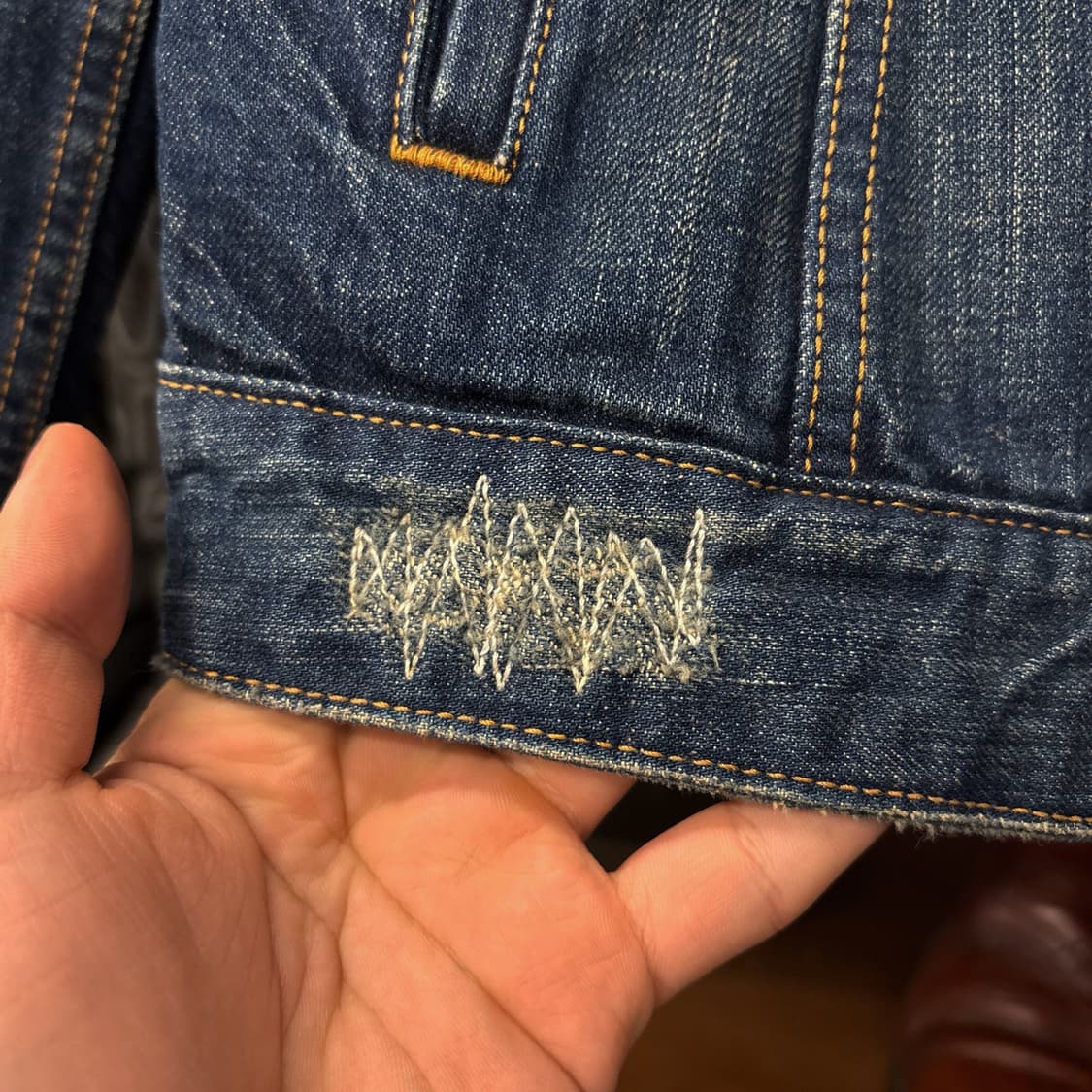 00s 리바이스 오리지널 웨스턴 데님자켓 한국생산 N1057 상품이미지5