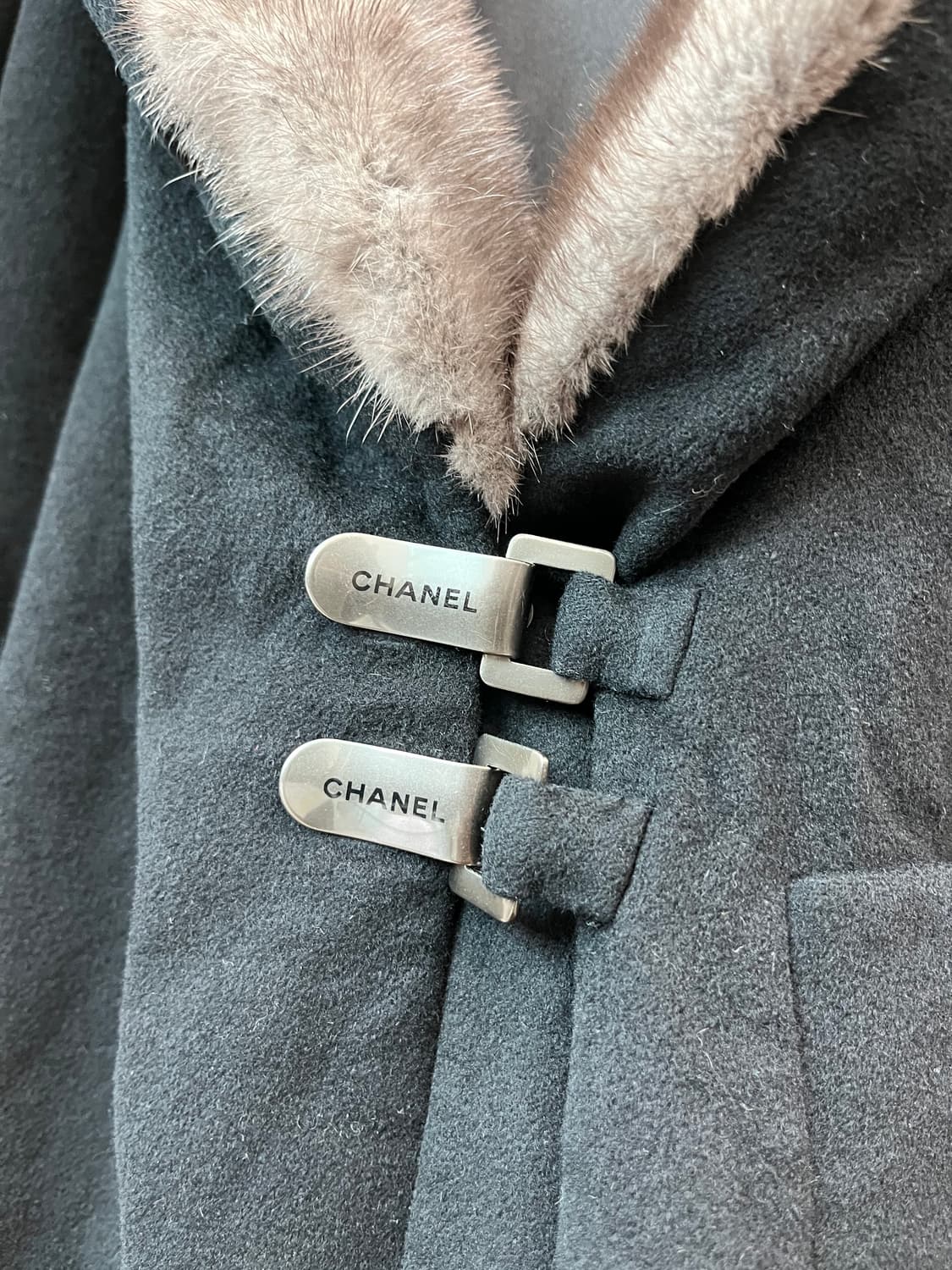 여) 샤넬 캐시미어 퍼코트 상품이미지4