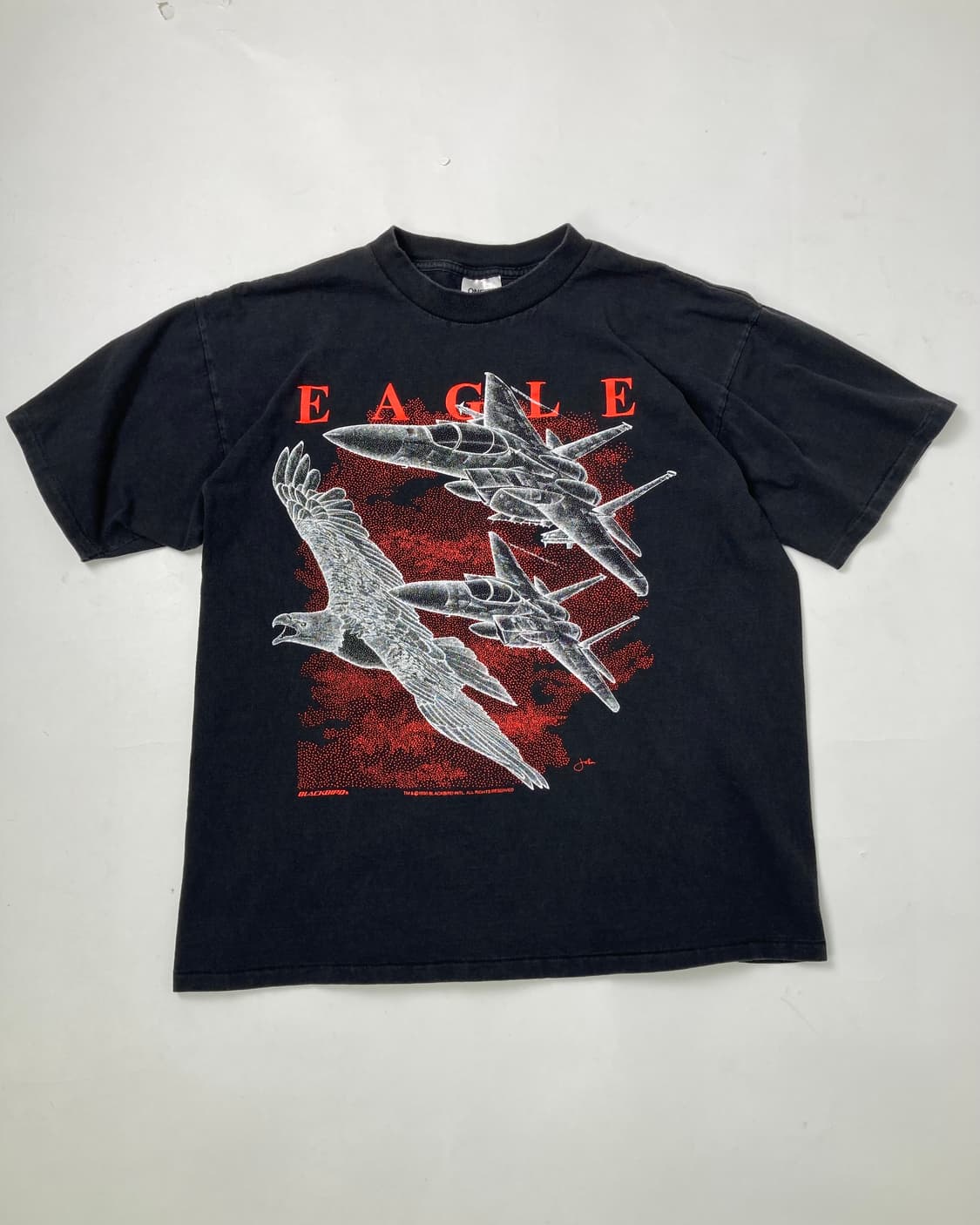 90s Single Stitched Tee (black) 상품이미지1