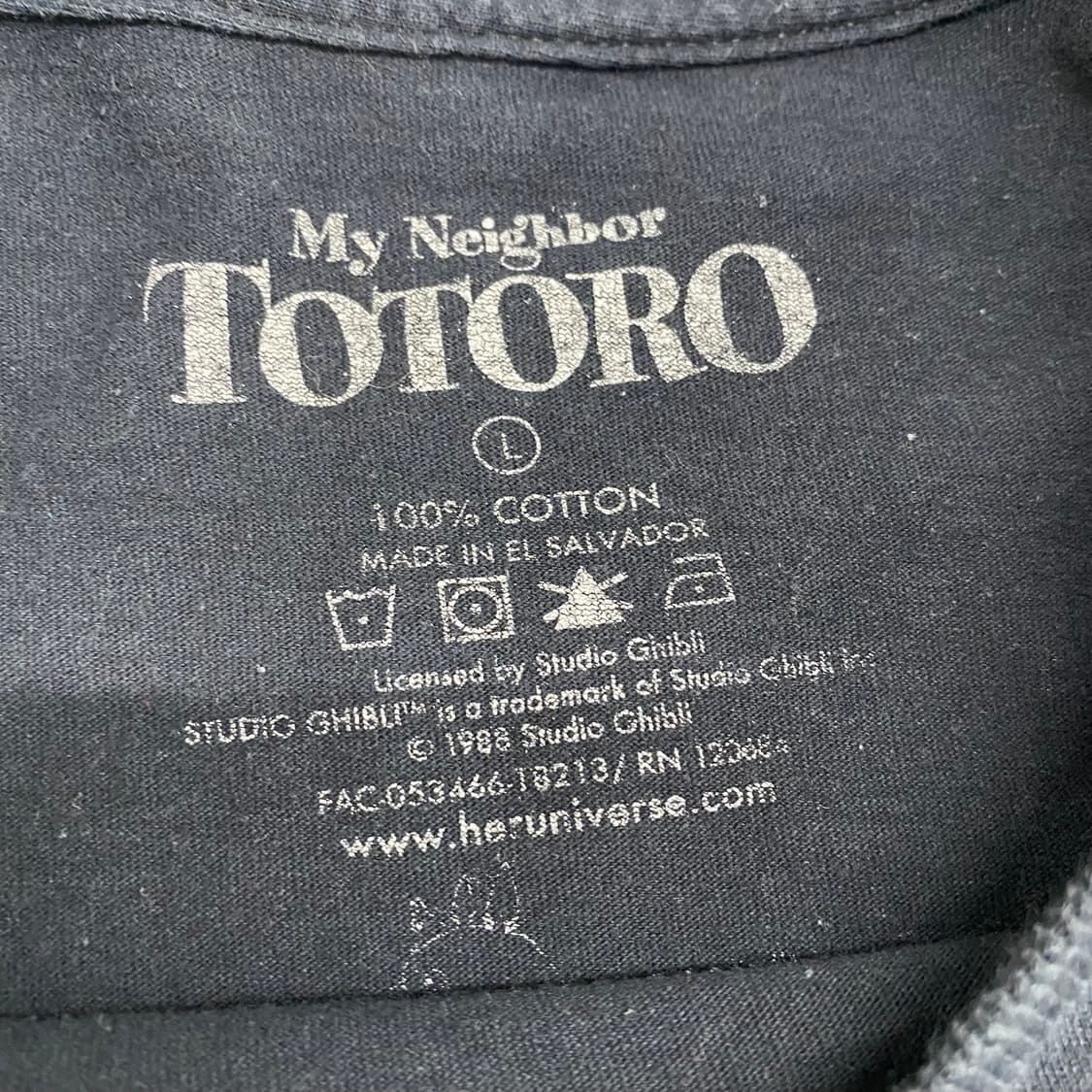 지브리 토토로 오피셜 애니메이션 티셔츠 애니티 상품이미지3