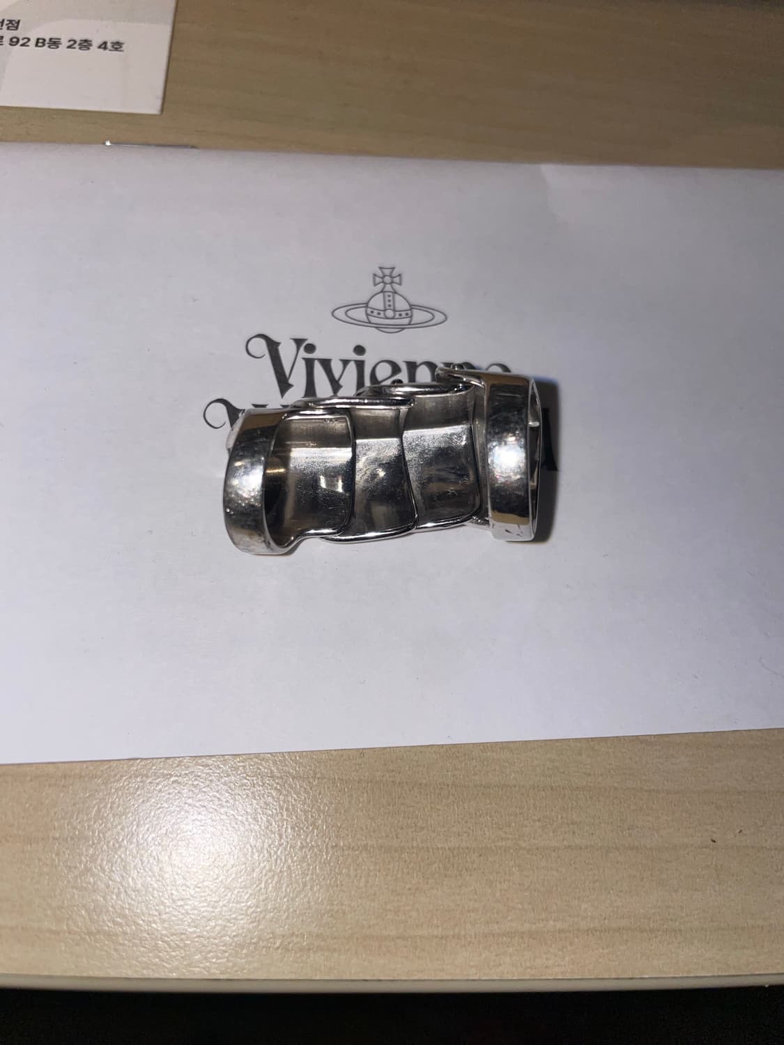 일본구매)비비안웨스트우드 아머링 xs사이즈 상품이미지5