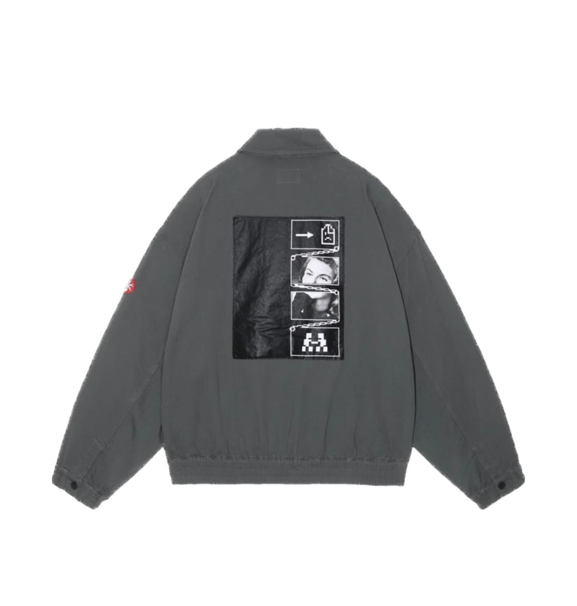 [L] 카브엠트 소프트 코튼 집 자켓 차콜 새상품 상품이미지2