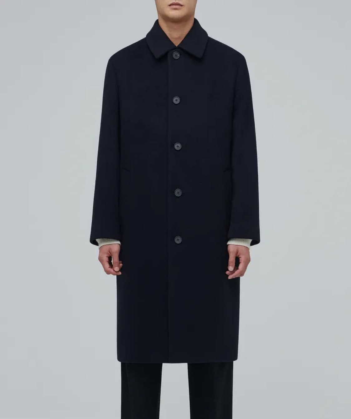 무탠다드 캐시미어 블렌드 맥코트 네이비 M 상품이미지4