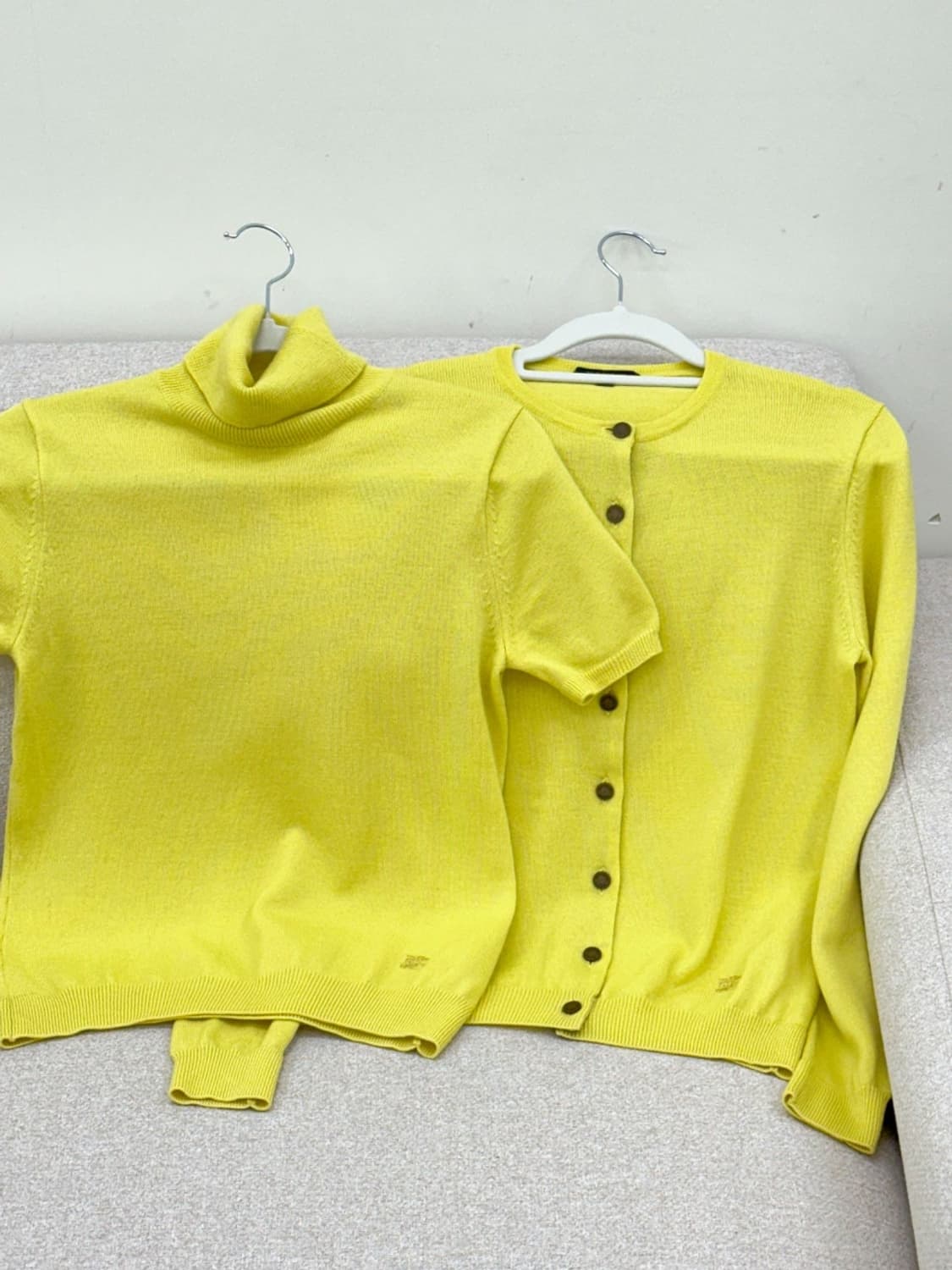 burberry / 버버리 터틀넥 울 니트+가디건 세트  상품이미지1