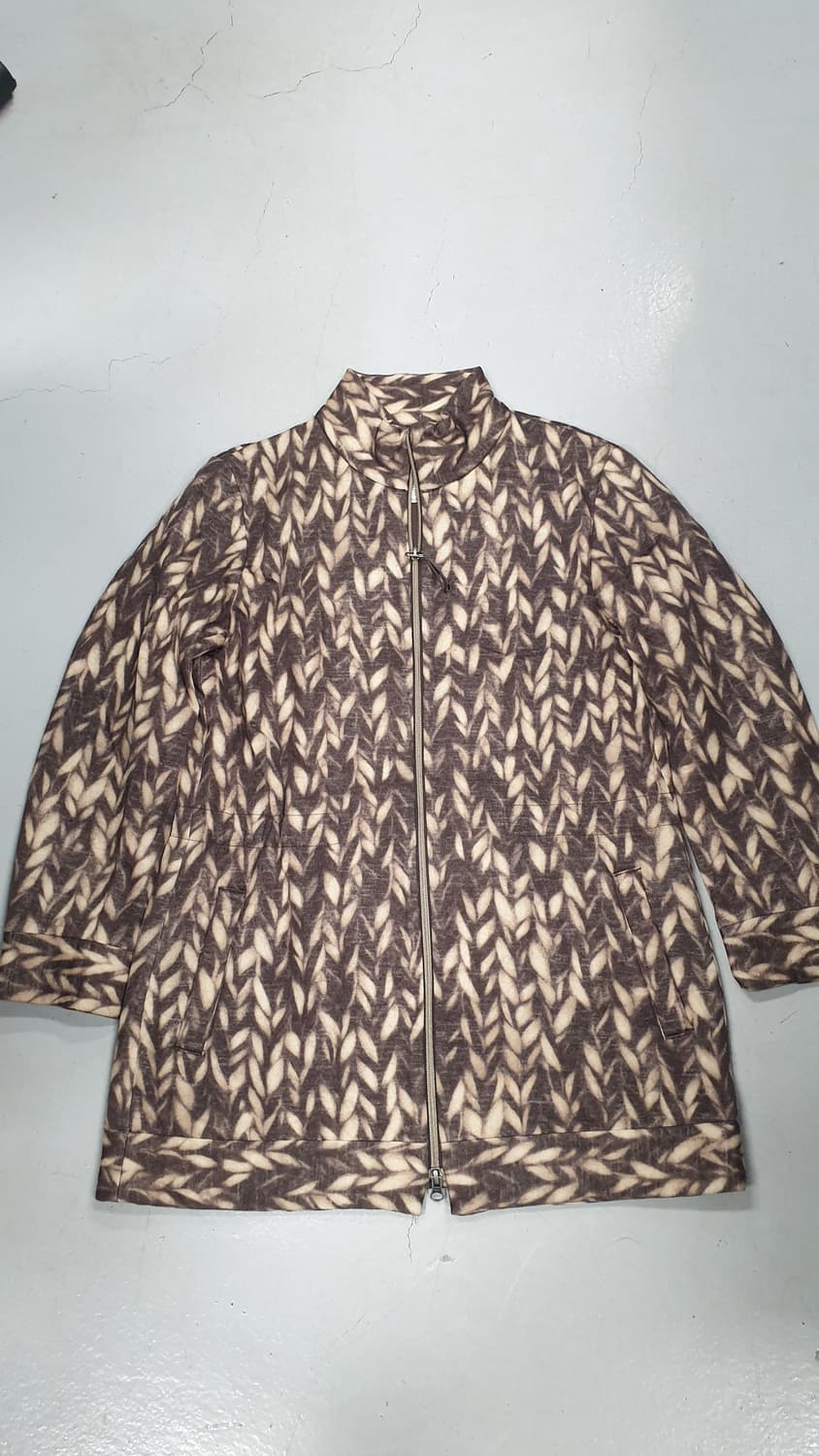 플리츠 플리즈 이세미야키 울 집업  Size 4 상품이미지1