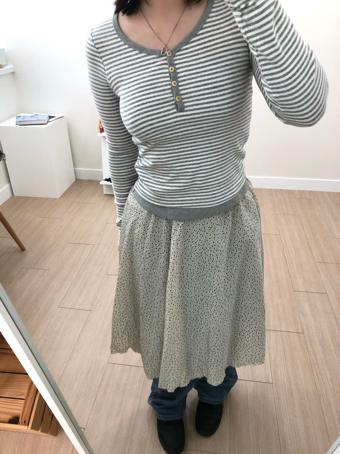 데님 자켓 레이어드 코디 💙 상품이미지4