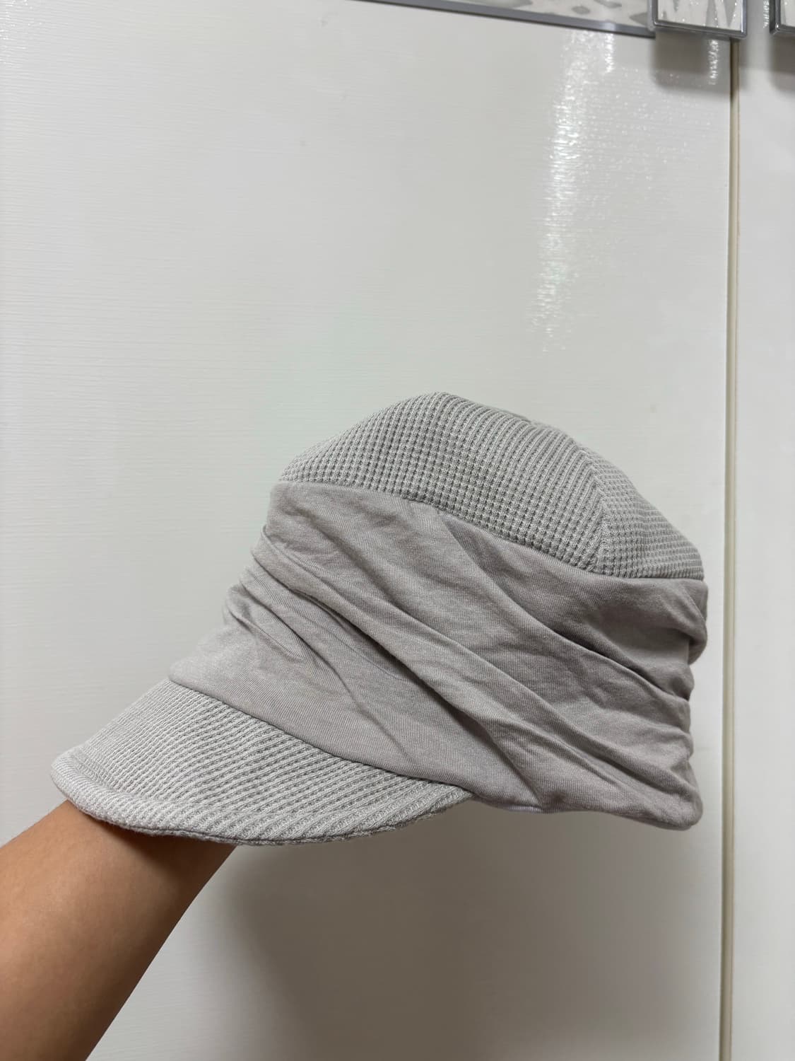 Ca4la 드레이프 와이어 니트 캡 상품이미지4