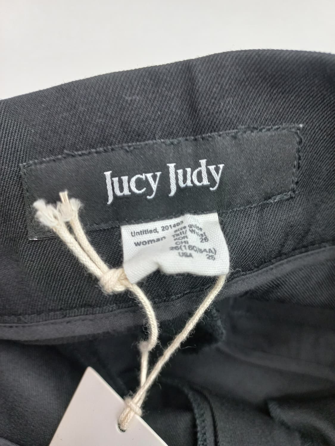 Lucy Judy 블랙 항아리핏 슬랙스 (허리 32) 새상품 상품이미지4