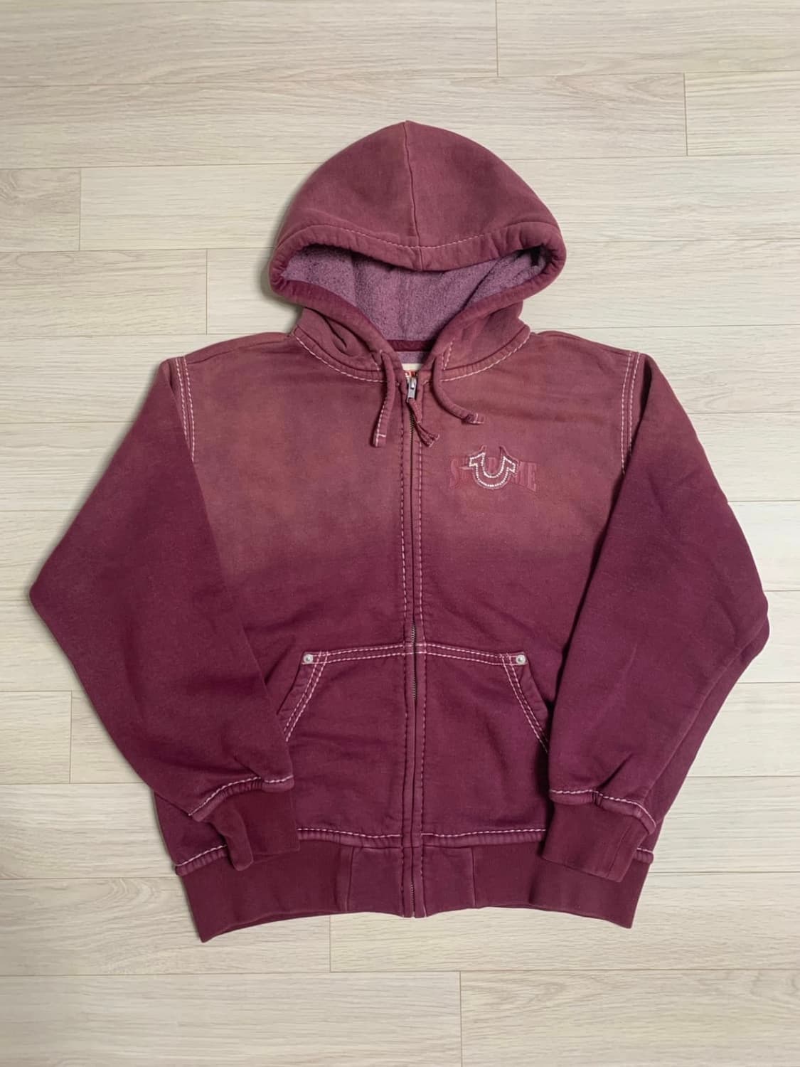 [새제품S] 슈프림 x 트루 릴리젼 후드집업 상품이미지1