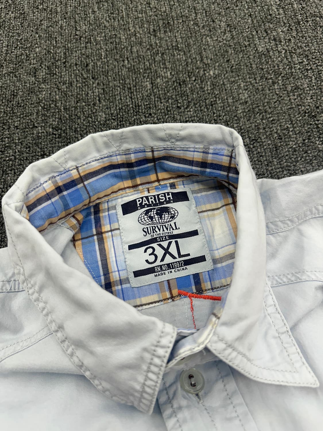 3XL) Parish Nation 빈티지 프린팅 반팔셔츠 상품이미지10