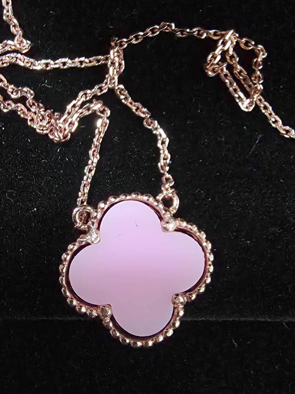 반클리프 핑크자개 목걸이(925) 상품이미지1