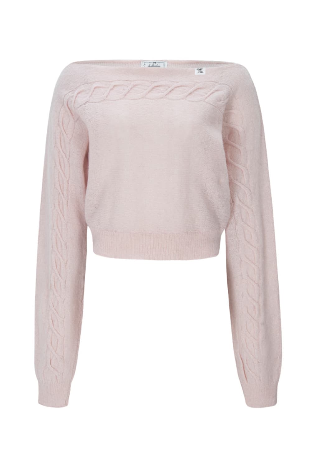 벨리아르 케이블 보트넥 니트 Cable boat neck knit 상품이미지1