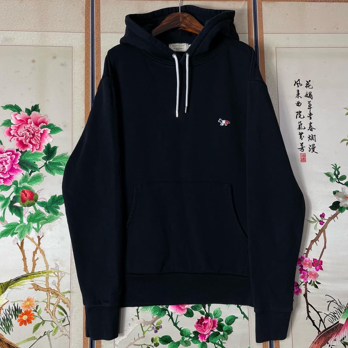 메종키츠네 트리플컬러 폭스 후드티 상품이미지1