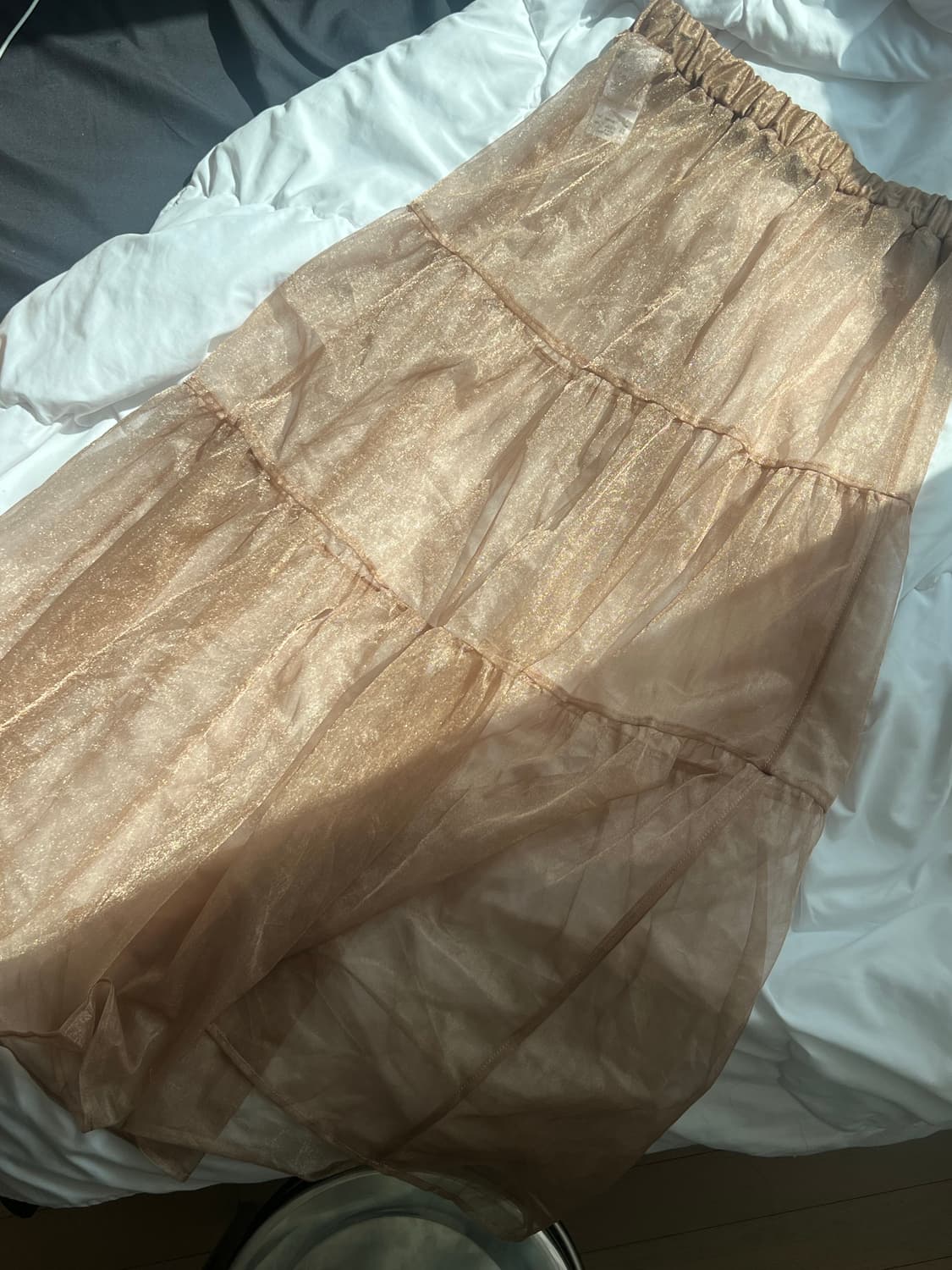 vintage organza layered skirt  상품이미지1