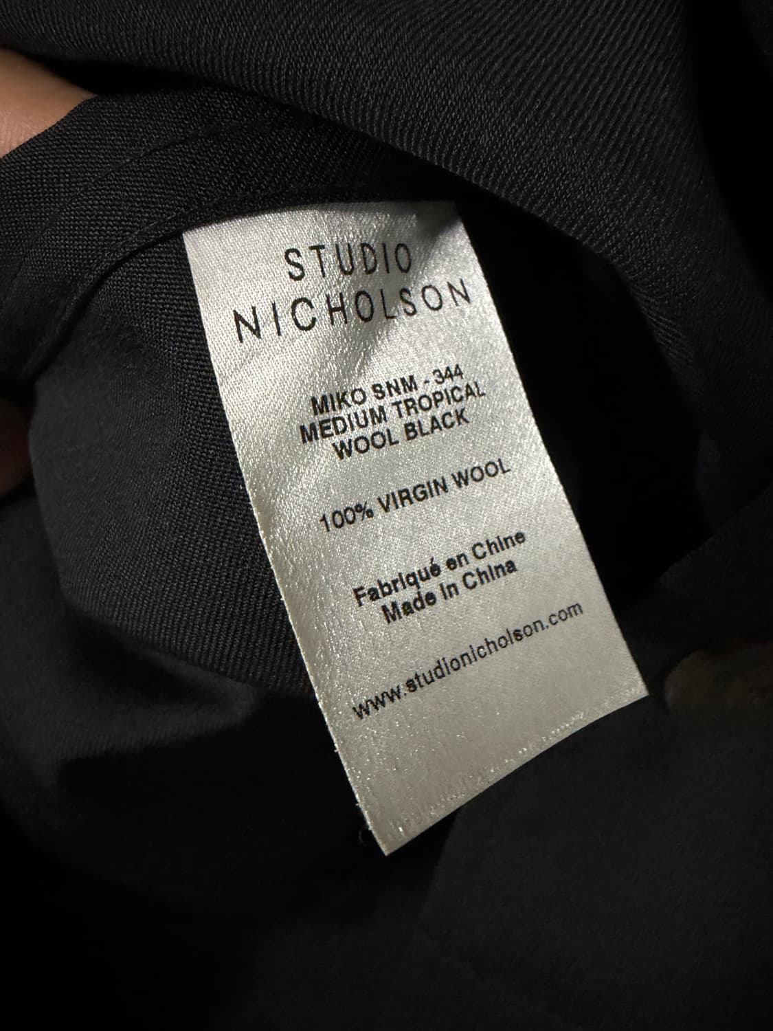 스튜디오니콜슨 미코 자켓 셔츠 / MIKO Jacket Shirts 상품이미지4