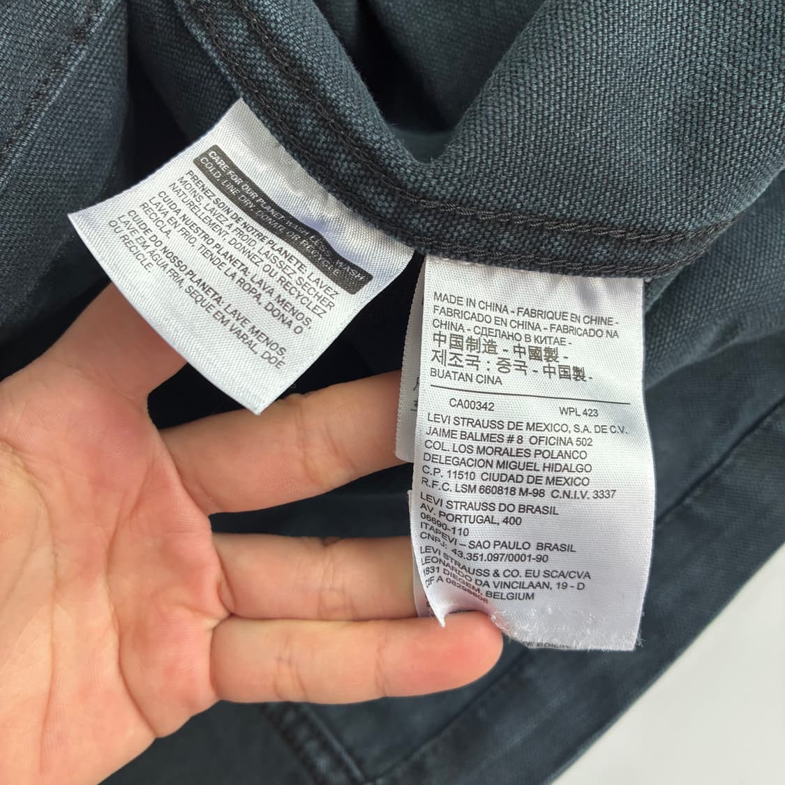 Levi's 리바이스 블랙워시드 디트로이트 워크자켓 상품이미지7