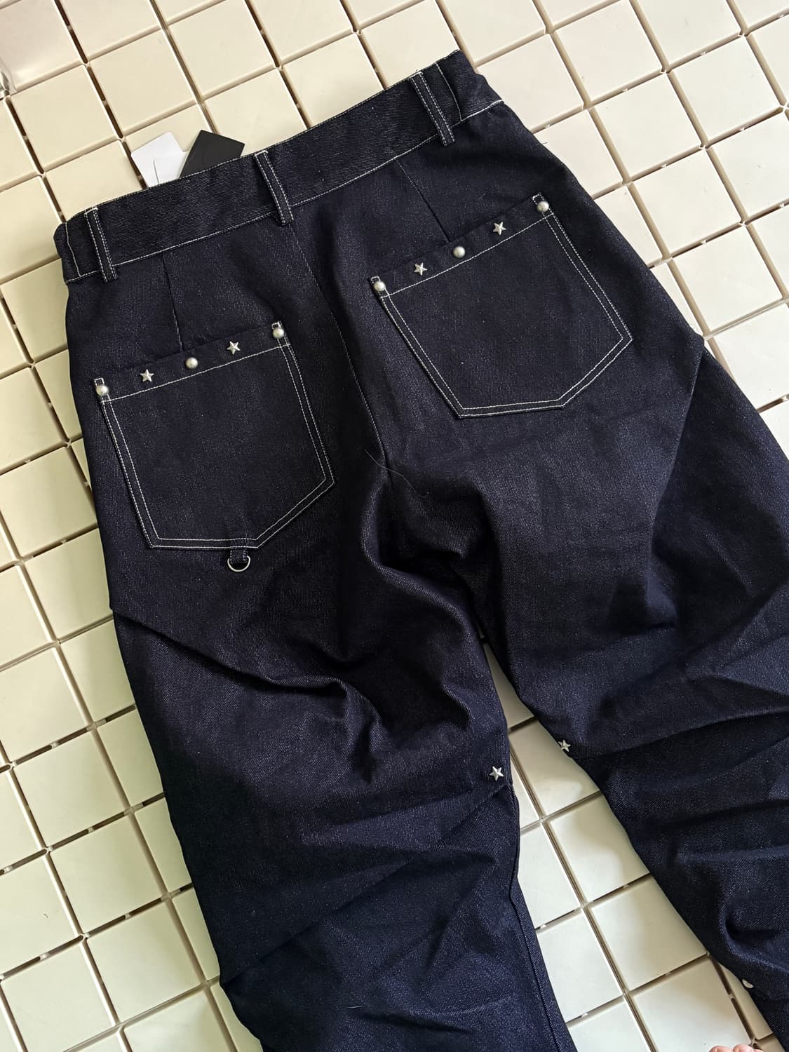 AAO viedit starry stud random tuck pants 상품이미지9