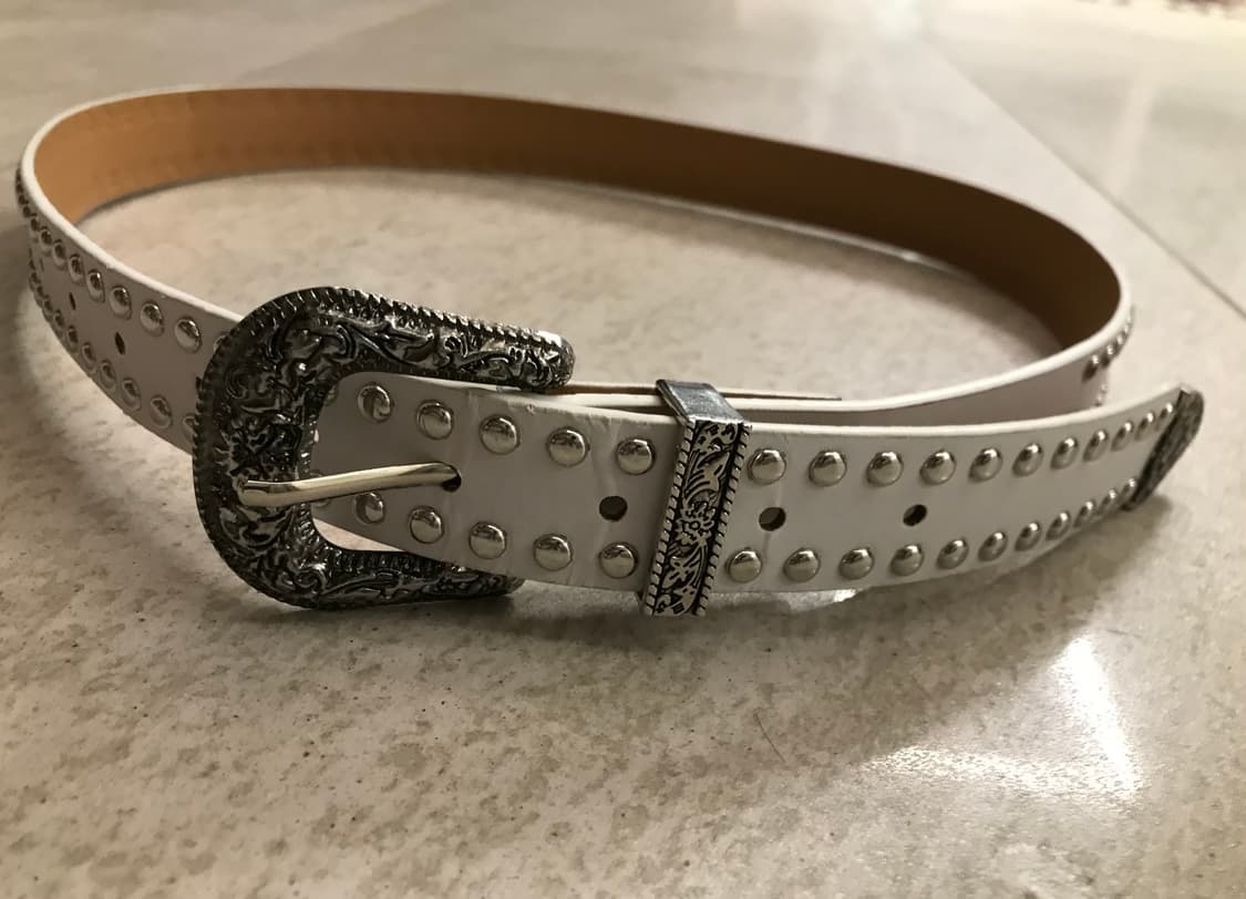 화이트 y2k 벨트 상품이미지2