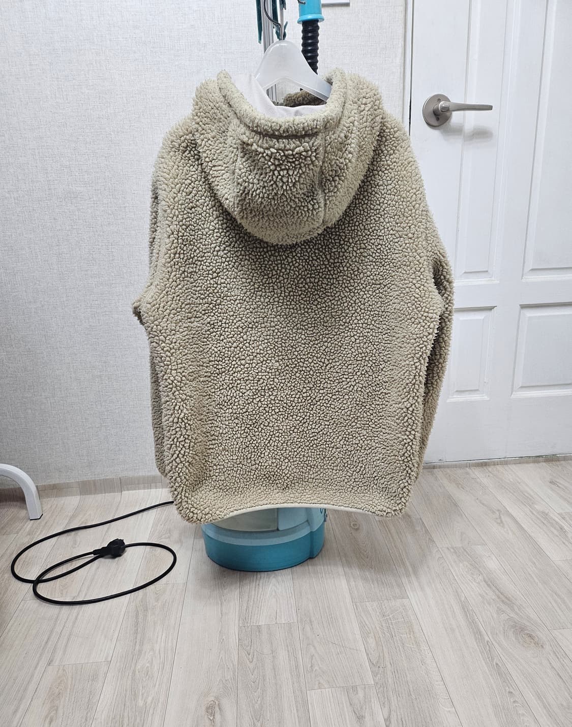 (100)L☆초대장급☆ 아이더 대장 스투키[샌드베이지] 쉐르파 후리스점퍼 상품이미지7