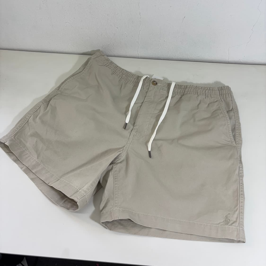 XL 폴로랄프로렌 베이지 포니 면 쇼츠반바지 상품이미지1
