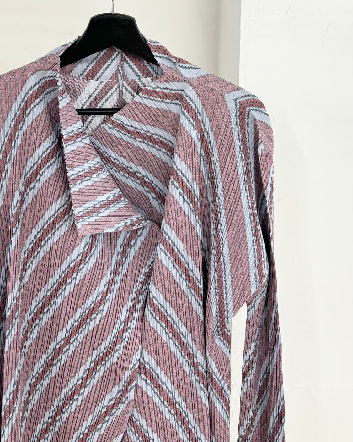 플리츠 플리즈 플리츠 숄 가디건 자켓 상품이미지4