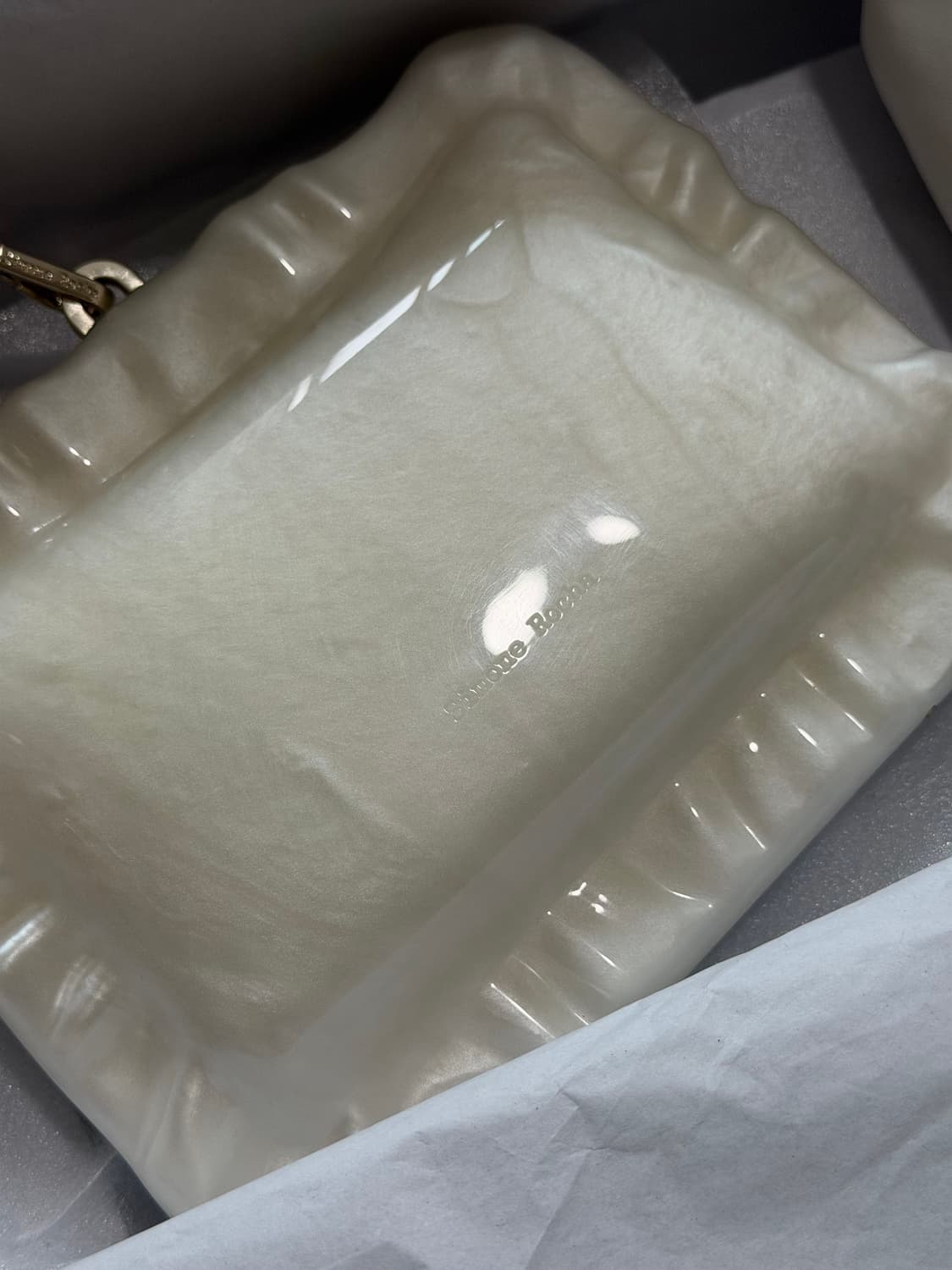 시몬로샤 펄 베개 커버 클러치 크로스 스트랩 상품이미지5