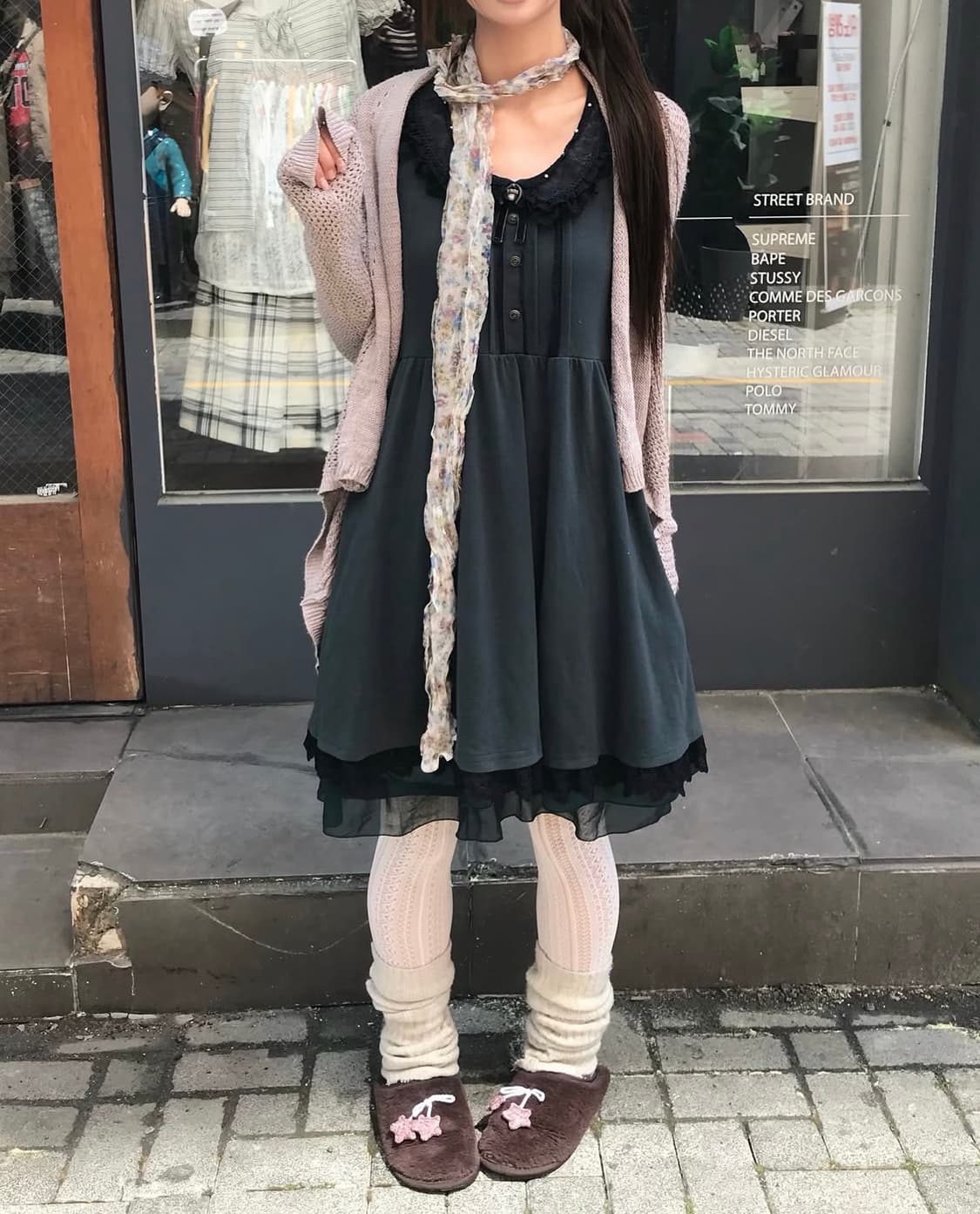 ˚꩜｡엑팜 딥그린 러블리 모리 set˚꩜｡ 상품이미지2