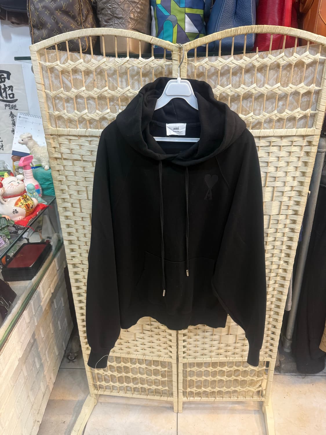 105 정품 아미 빅로고 후드티 팝니다 상품이미지1