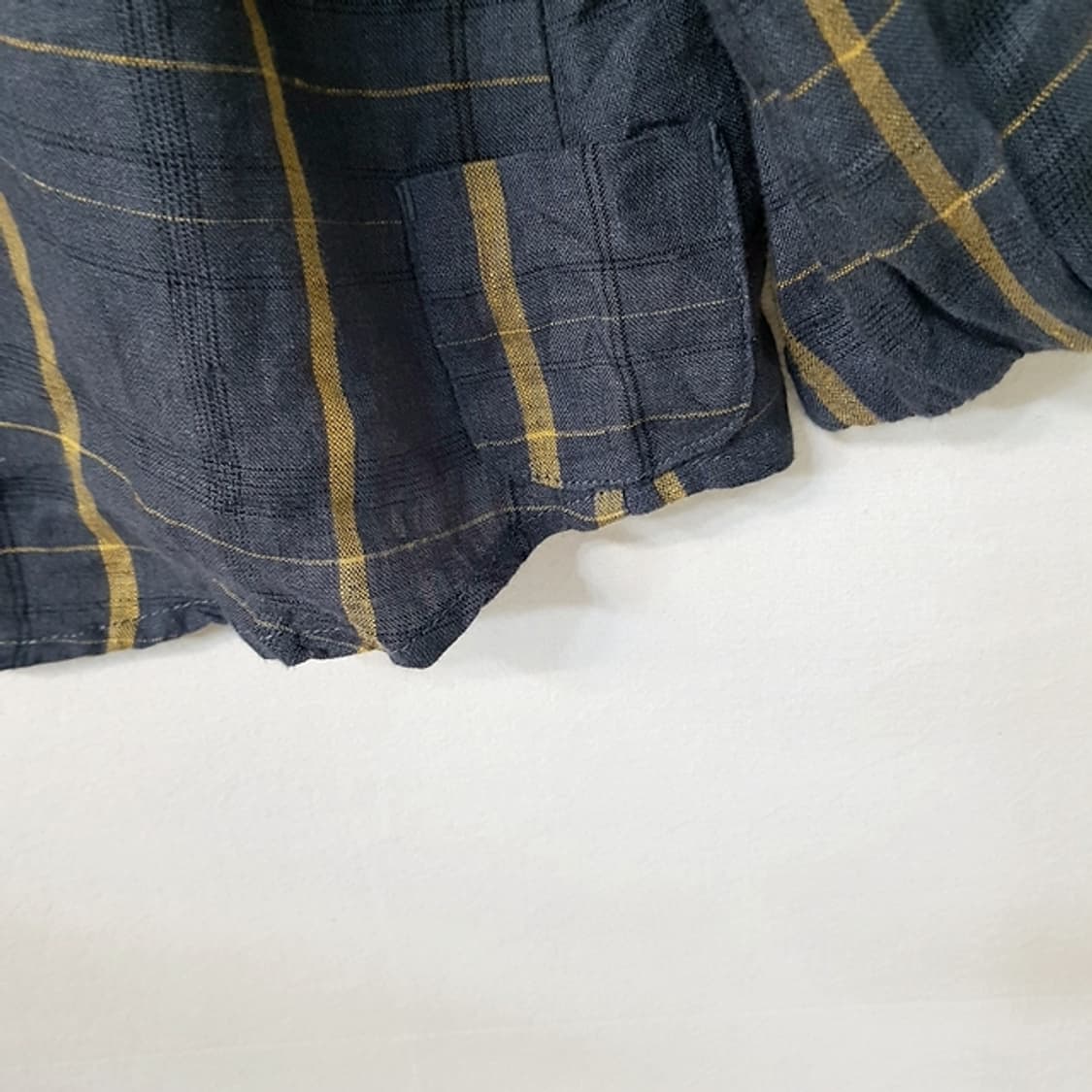 Le ciel a TEMPS DOUX 린넨 100% 블라우스 카키 상품이미지2