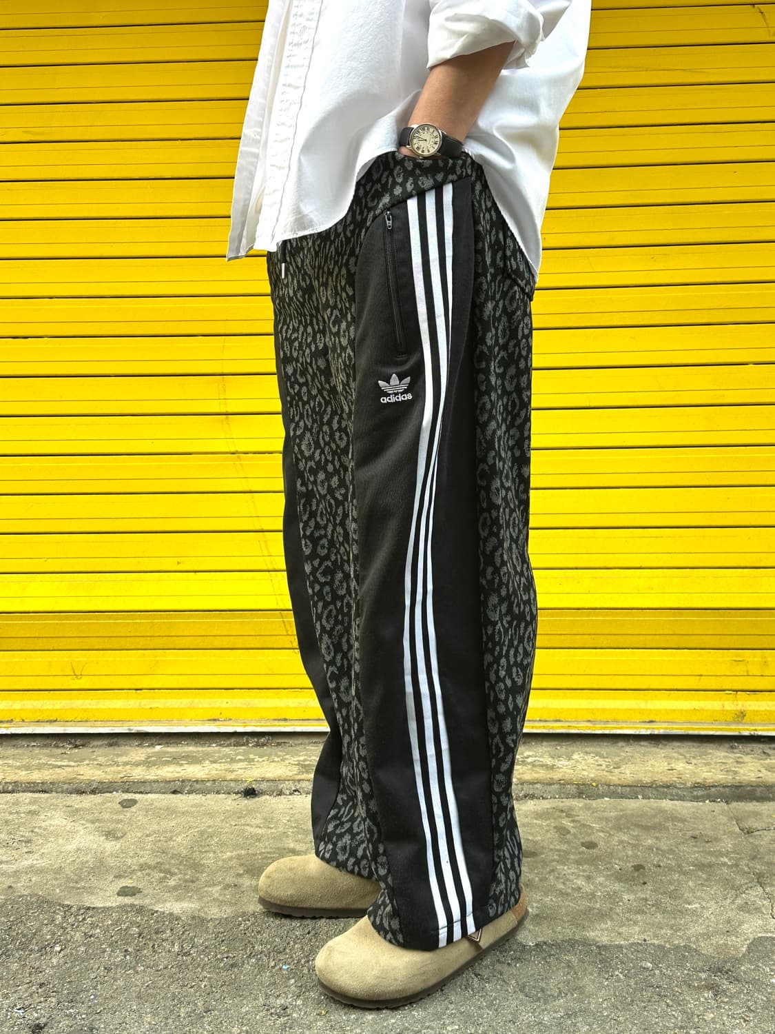레오파드 삼선줄 커스텀 팬츠 상품이미지2