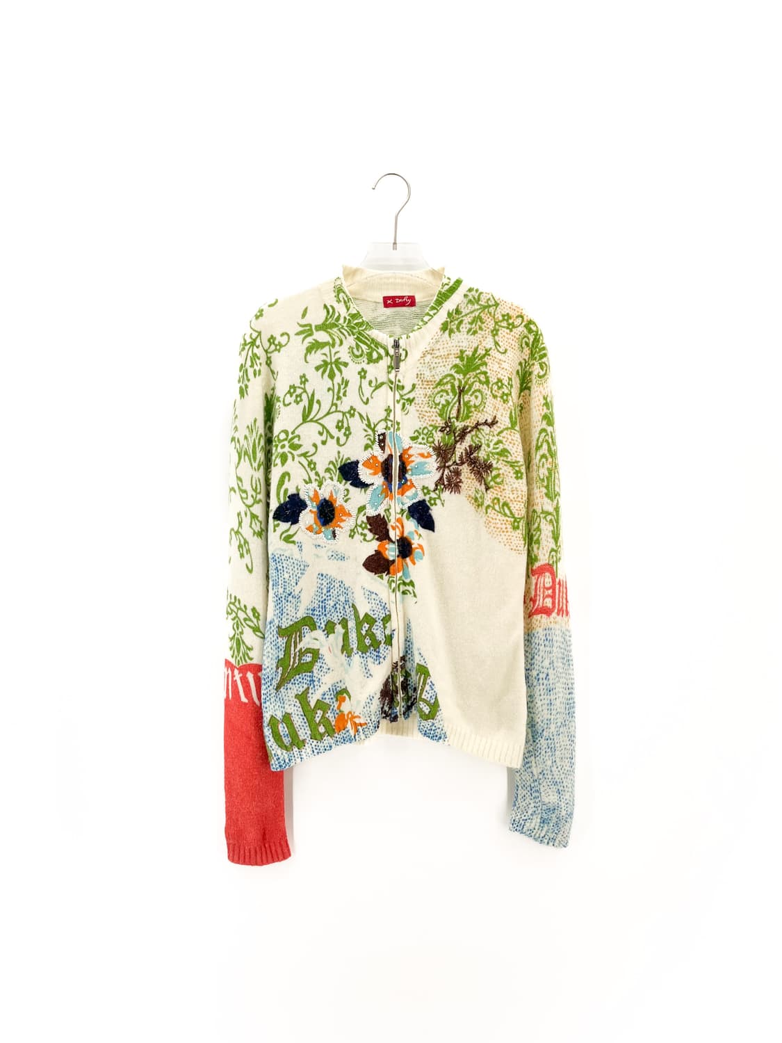  빈티지 보헤미안 히피 니트 집업  상품이미지1