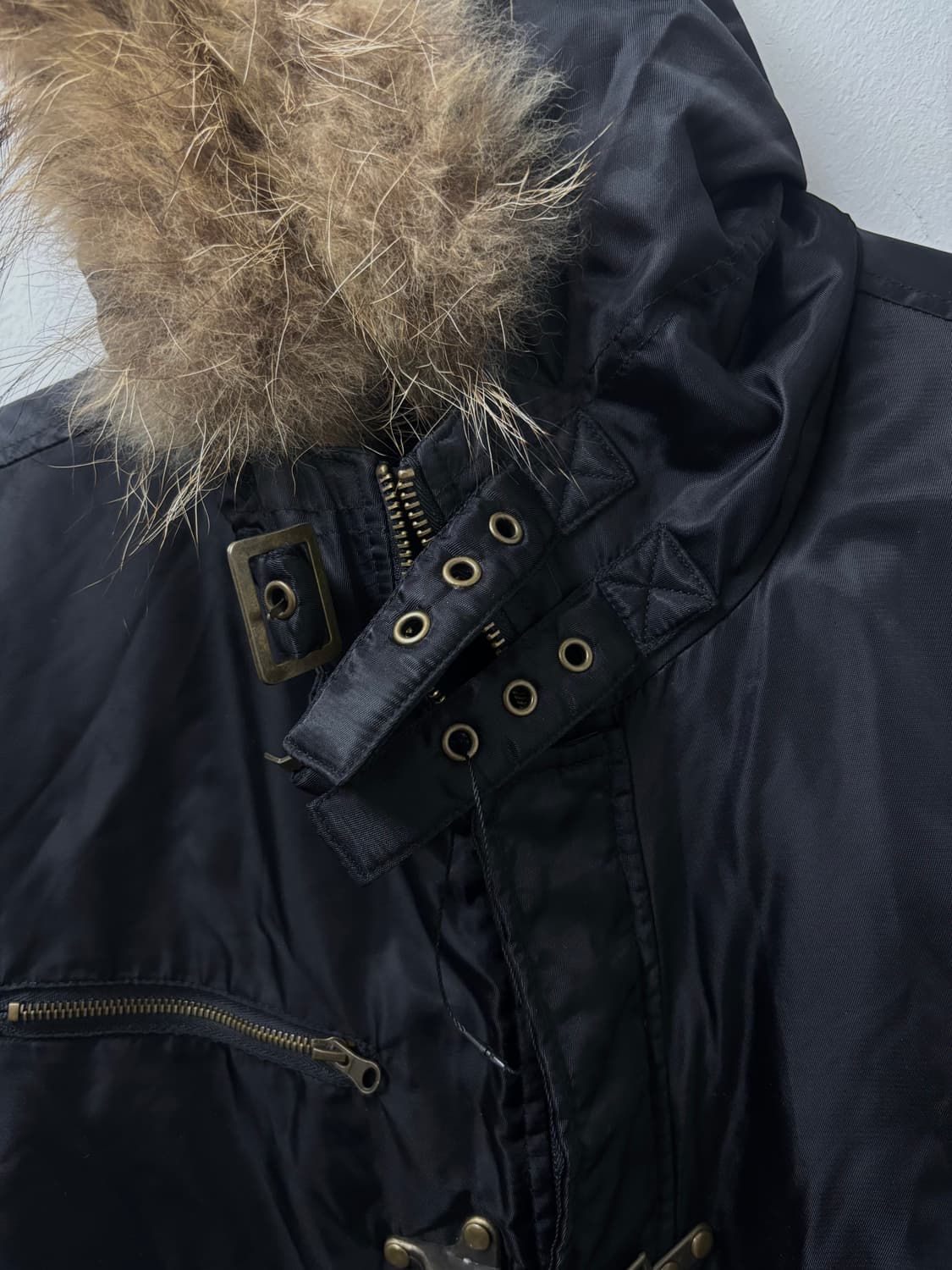 “Vintage”00’s Mood NeckBuckle Long Padde 상품이미지10