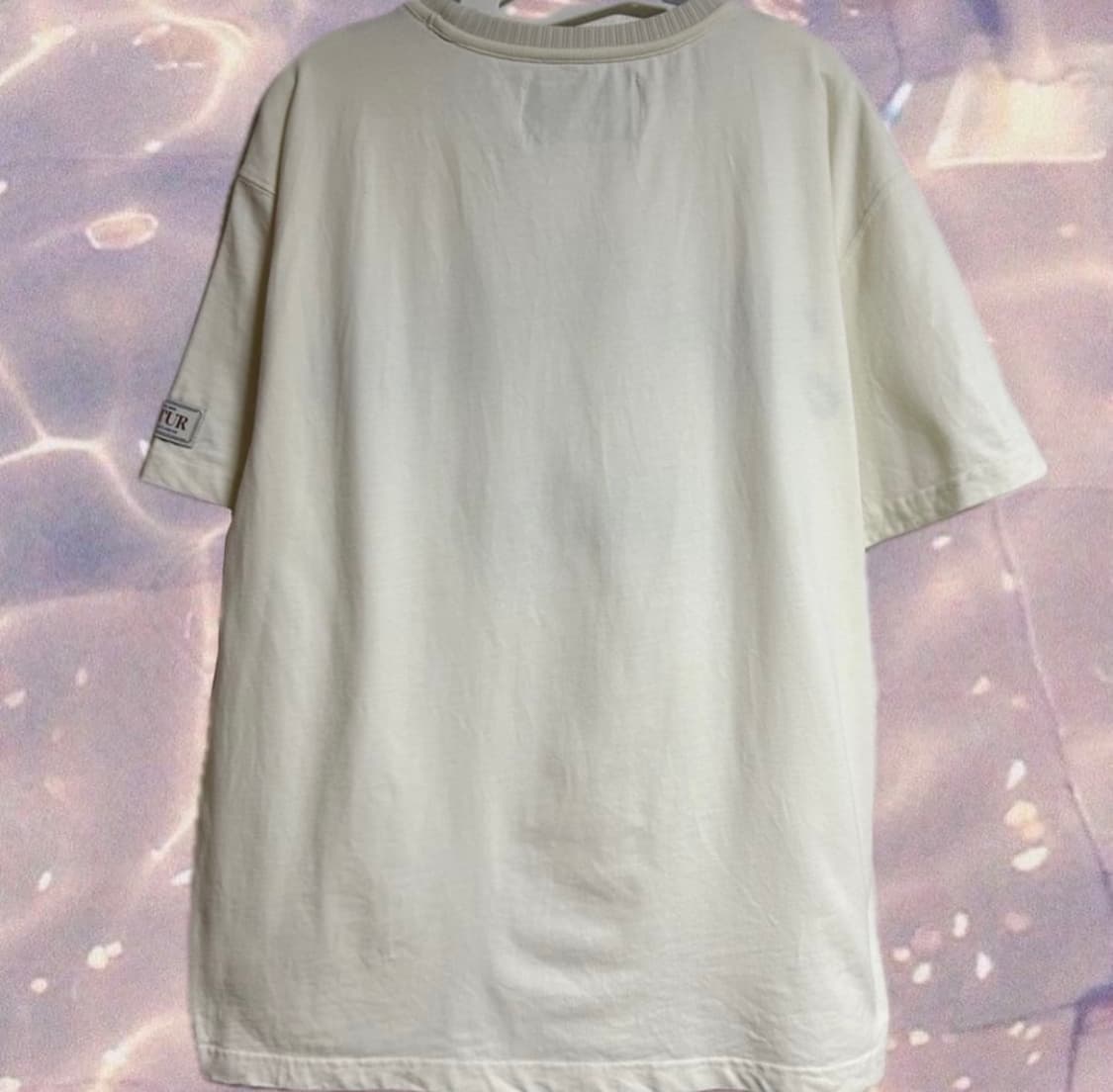 세터 로고 자수 보야지 반팔 티셔츠 리조트 아이보리 S  상품이미지8