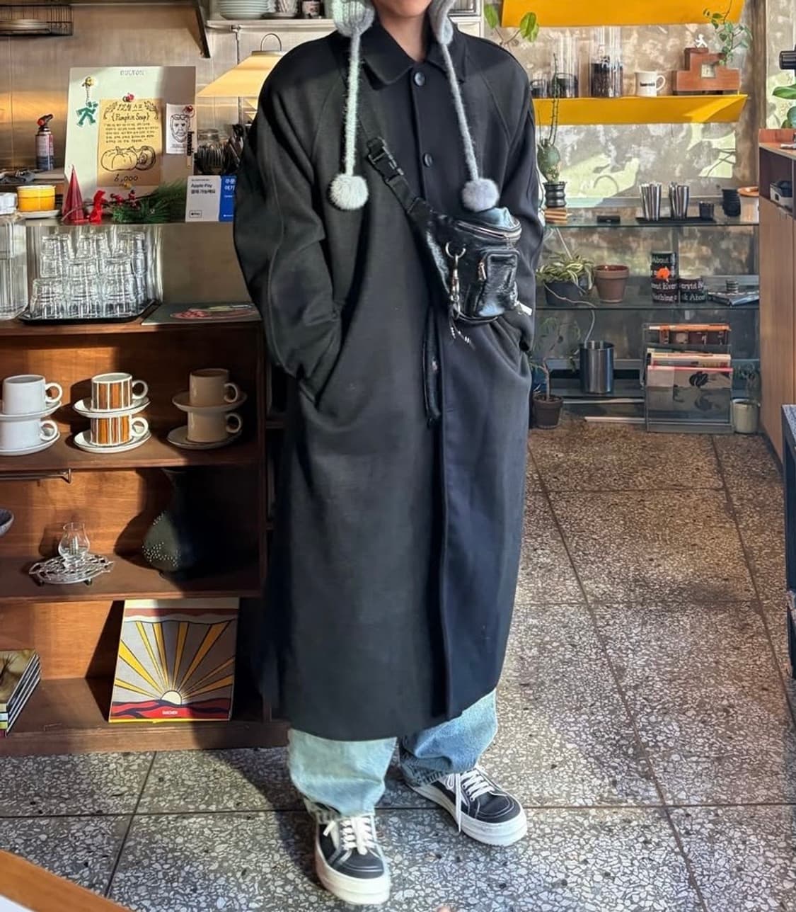 버버리 블랙 코트입니다 상품이미지2