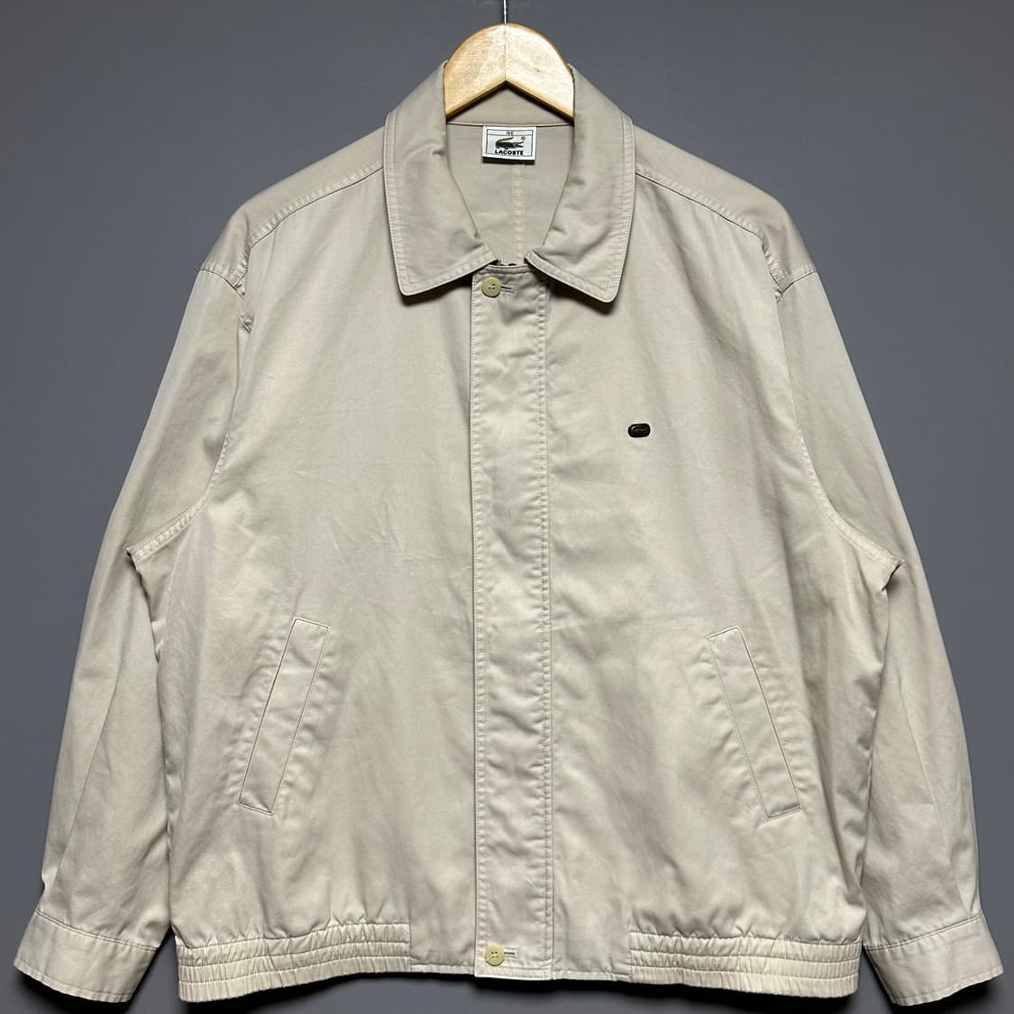 [L]라코스테 아이보리 해링턴 블루종 자켓 상품이미지1