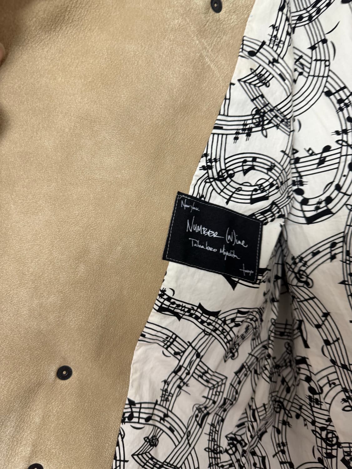 넘버나인 07 나폴레옹 양가죽 자켓 상품이미지4