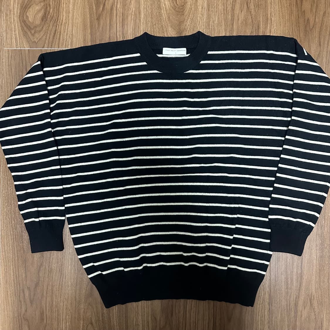 더니트컴퍼니 스트라이프 오버핏 니트 XL 상품이미지1