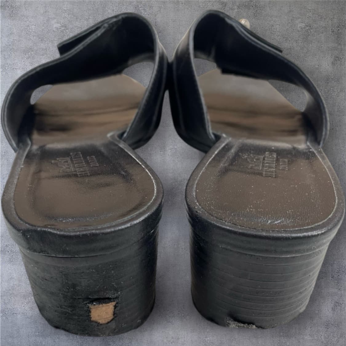 에르메스 HERMES 지지 gigi 50 켈리 버클 샌들 힐 39 상품이미지6