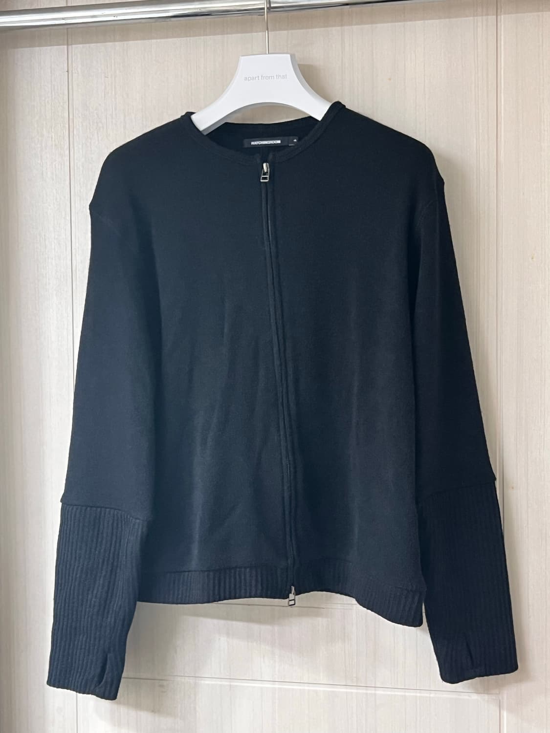 해칭룸 레이어가디건 애쉬블랙 상품이미지2