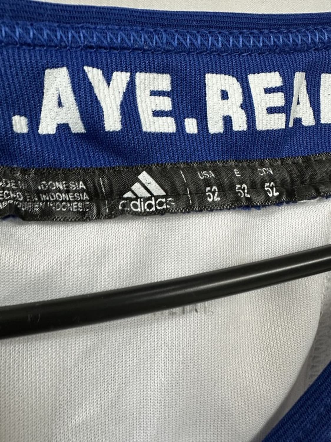 [52] ADIDAS 토론토메이플립스 어센틱 18ss 빈티지 저지 상품이미지5