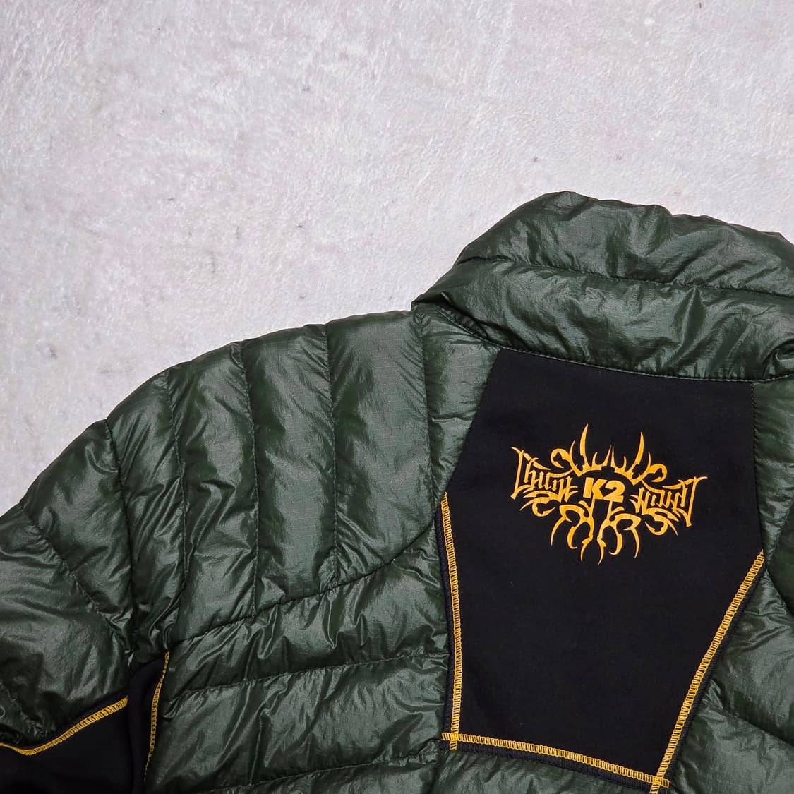K2 케이투 구스다운 카키 패딩 점퍼 상품이미지6