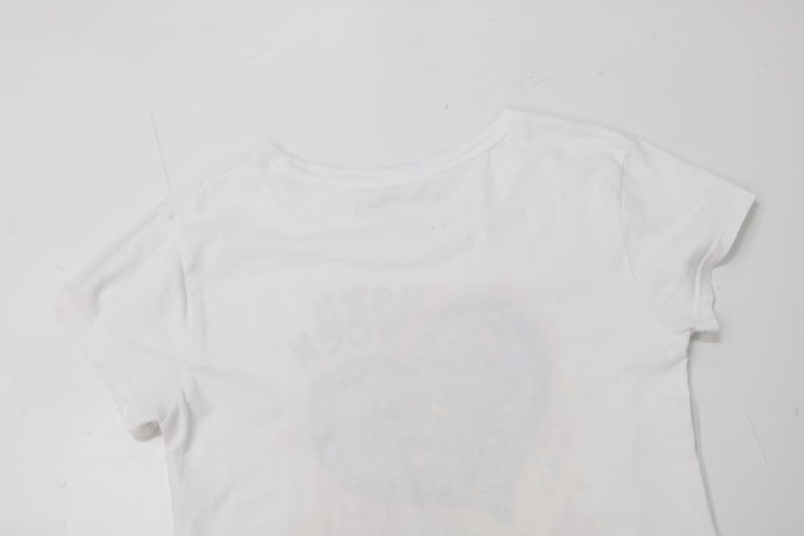 하드락카페 괌 수채화 하트 그래픽 화이트 반팔티셔츠 (M) 상품이미지8
