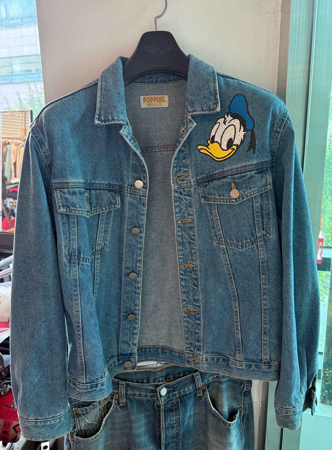 VTG POPPINS × Disney Donald Duck 데님 자켓 상품이미지2