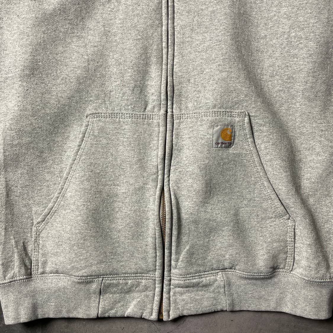 CARHARTT 칼하트 빈티지 그레이 기모 후드집업 A00941 상품이미지3