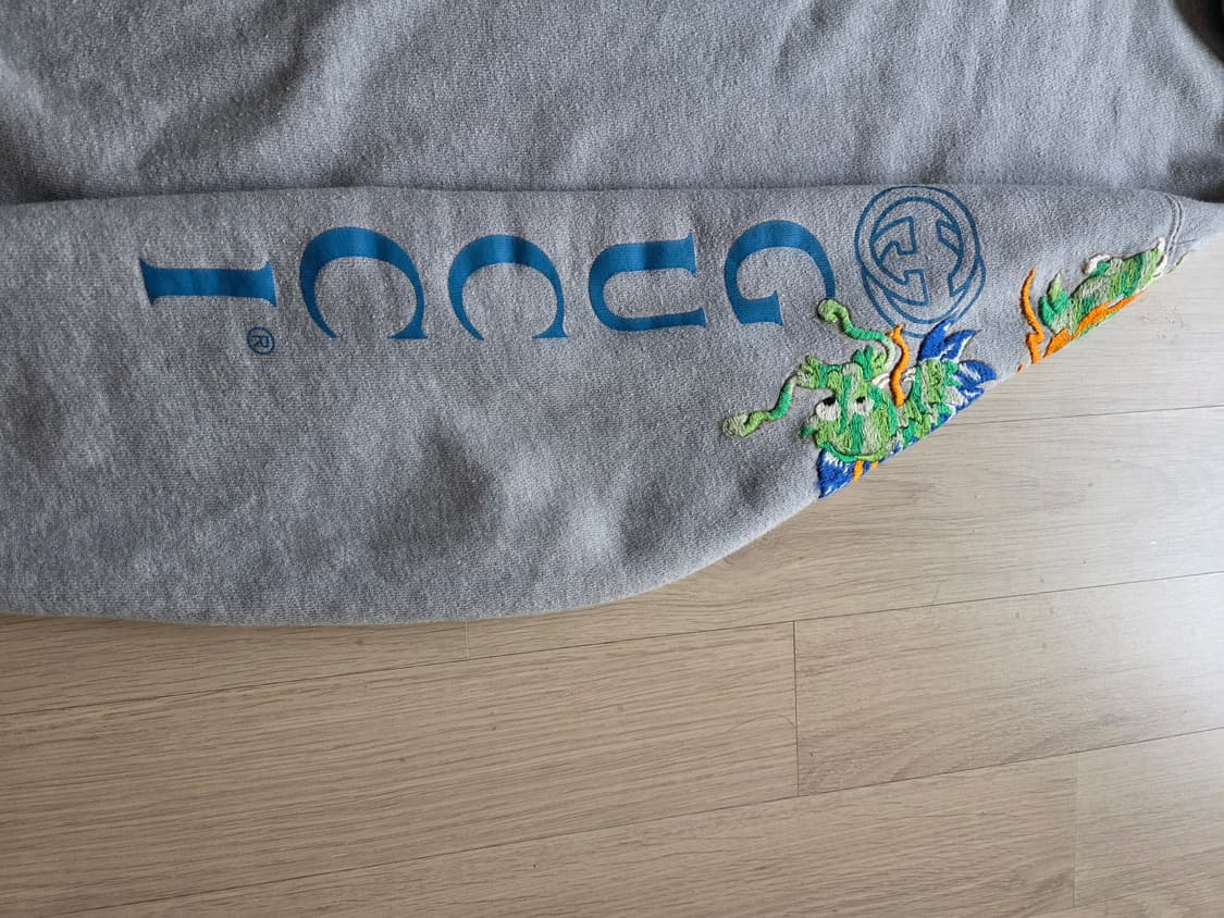 [xl]구찌 드래곤 로고 자수 후드티 상품이미지4