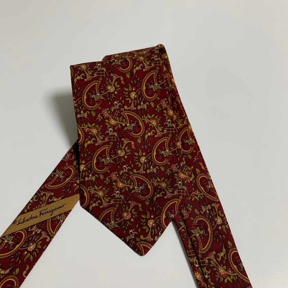 살바토레 페레가모(Ferragamo) 명품넥타이 최상급 A+등급 상품이미지10