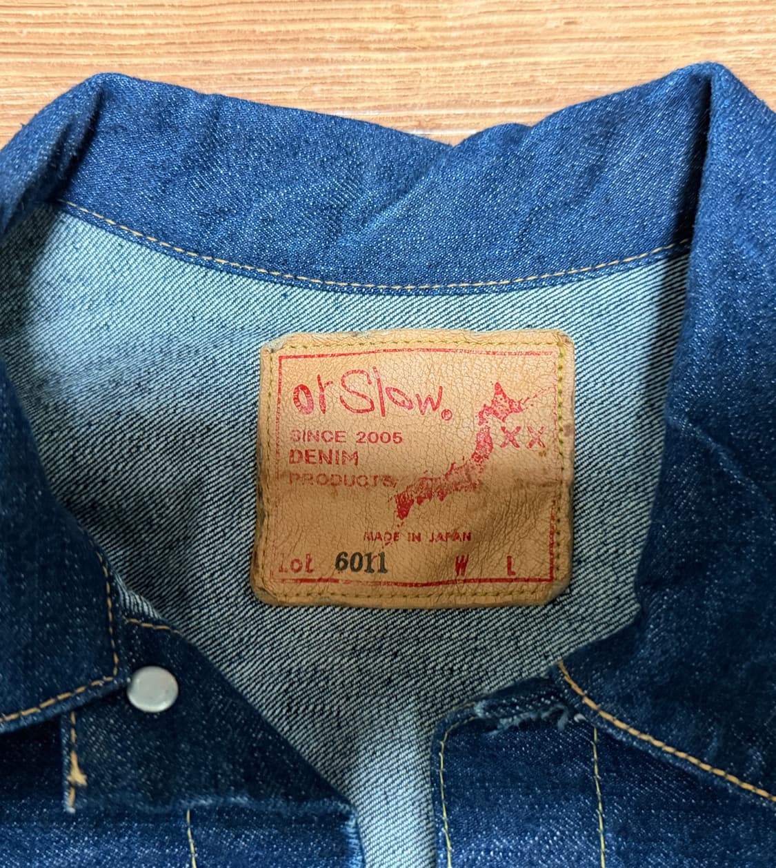 오어슬로우 6011 1세대 데님 자켓 2사이즈 상품이미지2