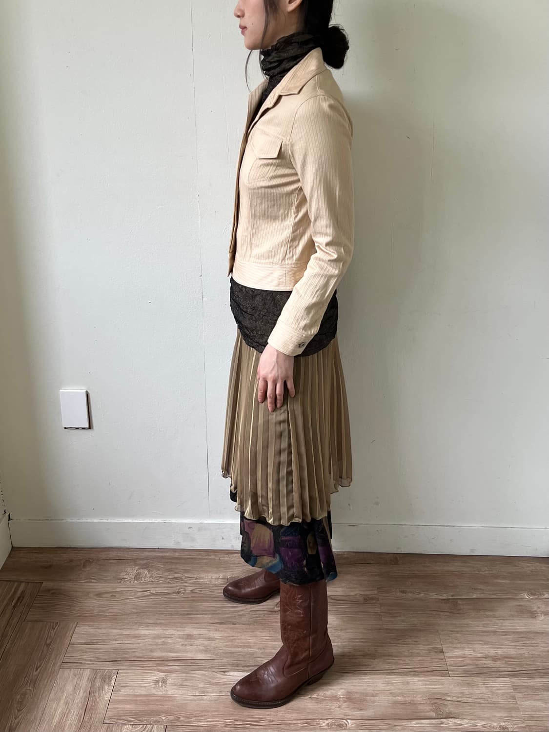 MULTI MIX 스트라이프 크롭 자켓 상품이미지9